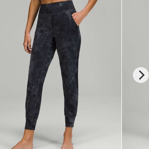 Lululemon Align High-Rise Jogger | Diamond Dye Pitch Grey Graphite Grey | Size 6 - Picture 1 of 14